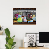 Wetenschappelijk Laboratorium Poster (Thuiskantoor)