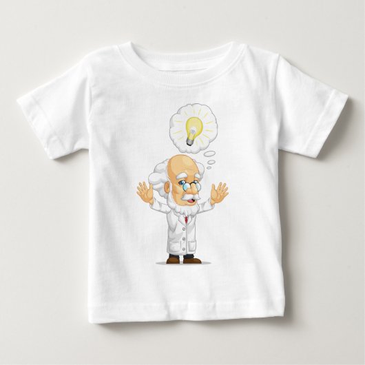 Wetenschappelijk of professor met een idee (Voorkant)