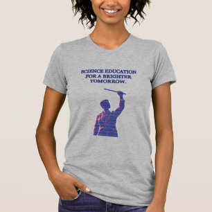 Wetenschappelijk onderwijs voor een helderdere toe t-shirt