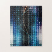 Wetenschappelijk onderzoek en genetische DNA-weten Legpuzzel (Verticaal)