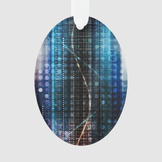 Wetenschappelijk onderzoek en genetische DNA-weten Ornament (voorkant)