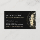 Wetenschappelijk ontwerp, wetenschapstaal, leraar visitekaartje (Achterkant)