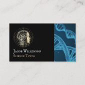 Wetenschappelijk ontwerp, wetenschapstaal, leraar visitekaartje (Voorkant)