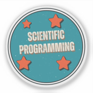 Wetenschappelijk programmeren sticker