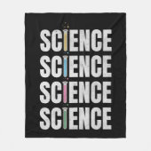 Wetenschappelijk tekstontwerp fleece deken (Voorkant)