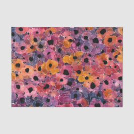 Wetenschappelijke abstracte kunst: Bloom inktvlekp Tissuepapier