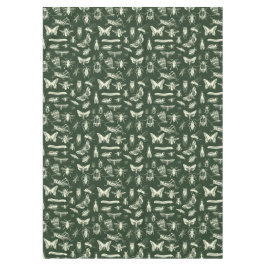 Wetenschappelijke Antiek bugs Insects Cream and Gr Tafelkleed