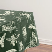 Wetenschappelijke Antiek bugs Insects Cream and Gr Tafelkleed (Voorbeeld)