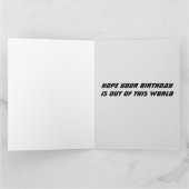 WETENSCHAPPELIJKE BEELDSCHERM LEATHER VROUW BIRTHD KAART (Binnen)