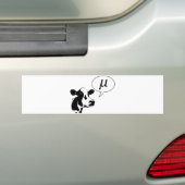 Wetenschappelijke Cow Goes Mu Bumpersticker (Op auto)