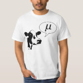 Wetenschappelijke Cow Goes Mu T-shirt (Voorkant)