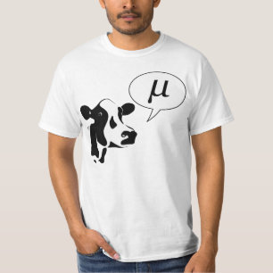 Wetenschappelijke Cow Goes Mu T-shirt