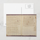 Wetenschappelijke diagrammen briefkaart (Voorkant / Achterkant)