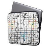 wetenschappelijke doorbraak laptop sleeve (Voorkant Links)