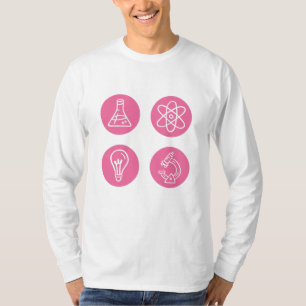 Wetenschappelijke elementen items t-shirt