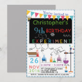 WETENSCHAPPELIJKE EXPERIMENTELE LABORATORIUMPARTIJ KAART (Voorkant / Achterkant)