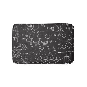 Wetenschappelijke formules: Chalkboard Calculation Badmat