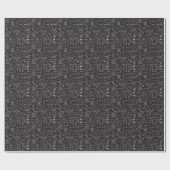 Wetenschappelijke formules: Chalkboard Calculation Cadeaupapier (Vlak)
