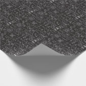 Wetenschappelijke formules: Chalkboard Calculation Cadeaupapier (Hoek)