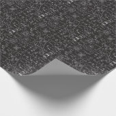 Wetenschappelijke formules: Chalkboard Calculation Cadeaupapier (Hoek)