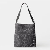 Wetenschappelijke formules: Chalkboard Calculation Crossbody Tas (Achterkant)