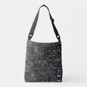 Wetenschappelijke formules: Chalkboard Calculation Crossbody Tas