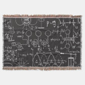 Wetenschappelijke formules: Chalkboard Calculation Deken (Voorkant)