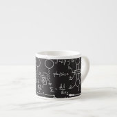 Wetenschappelijke formules: Chalkboard Calculation Espresso Kop (Voorkant rechts)