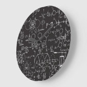 Wetenschappelijke formules: Chalkboard Calculation Grote Klok (Hoek)