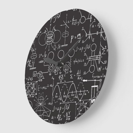 Wetenschappelijke formules: Chalkboard Calculation Grote Klok (Hoek)