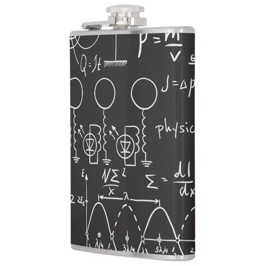 Wetenschappelijke formules: Chalkboard Calculation Heupfles (Links)