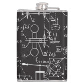 Wetenschappelijke formules: Chalkboard Calculation Heupfles (Achterkant)