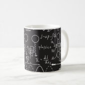 Wetenschappelijke formules: Chalkboard Calculation Koffiemok (Voorkant rechts)