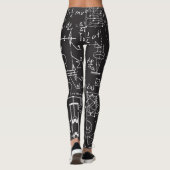 Wetenschappelijke formules: Chalkboard Calculation Leggings (Achterkant)