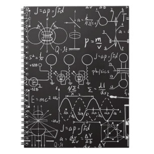 Wetenschappelijke formules: Chalkboard Calculation Notitieboek