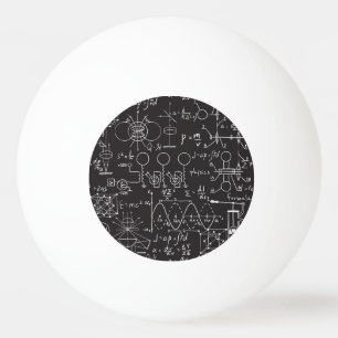 Wetenschappelijke formules: Chalkboard Calculation Pingpongbal