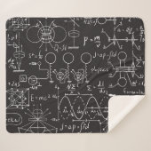 Wetenschappelijke formules: Chalkboard Calculation Sherpa Deken (Voorkant (horizontaal))