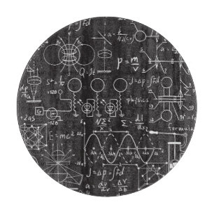 Wetenschappelijke formules: Chalkboard Calculation Snijplank