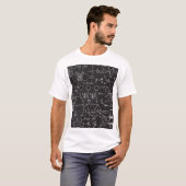 Wetenschappelijke formules: Chalkboard Calculation T-shirt (Voorkant volledig)