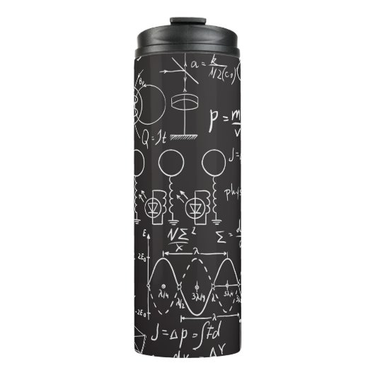 Wetenschappelijke formules: Chalkboard Calculation Thermosbeker (Voorkant)