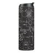Wetenschappelijke formules: Chalkboard Calculation Thermosbeker (Gedraaid links)