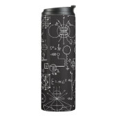 Wetenschappelijke formules: Chalkboard Calculation Thermosbeker (Gedraaid links)