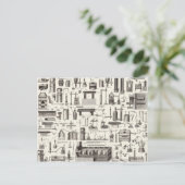 Wetenschappelijke hulpmiddelen briefkaart (Staand voorkant)