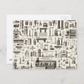 Wetenschappelijke hulpmiddelen briefkaart (Voorkant / Achterkant)