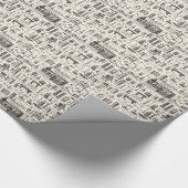 Wetenschappelijke hulpmiddelen cadeaupapier (Hoek)