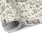 Wetenschappelijke hulpmiddelen cadeaupapier (Rol Hoek)