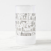 Wetenschappelijke hulpmiddelen matglas bierpul (Center)