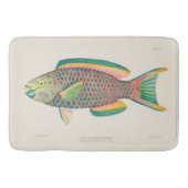  wetenschappelijke illustratie van vissen badmat (Voorkant)