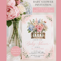 Wetenschappelijke Landelijke Baby Shower Uitnodigi
