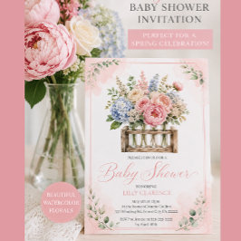 Wetenschappelijke Landelijke Baby Shower Uitnodigi Kaart
